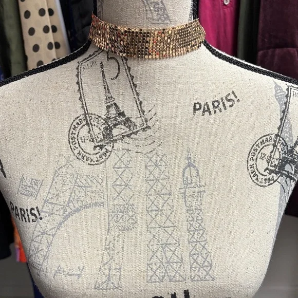 NWOT Thick Gold Choker - Picture 4 of 14